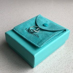 Tiffany & Co. Sterling Silver Infinity Ring Size 6
